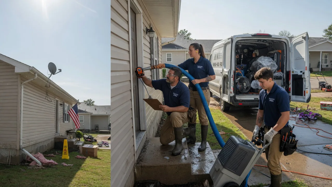 Ceiling Water Damage Restoration in Foster, KY near me